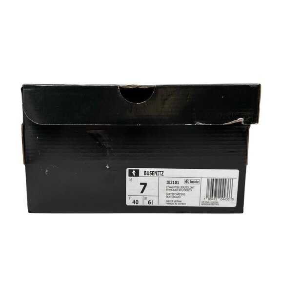 Adidas Busenitz Cloud White Blue Bird Gold Shoes IE3101 Men's Sizes 7 - 7.5 - Picture 10 of 10